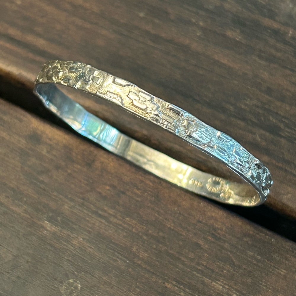 Sterling Silver Southwest Bangle Bracelet